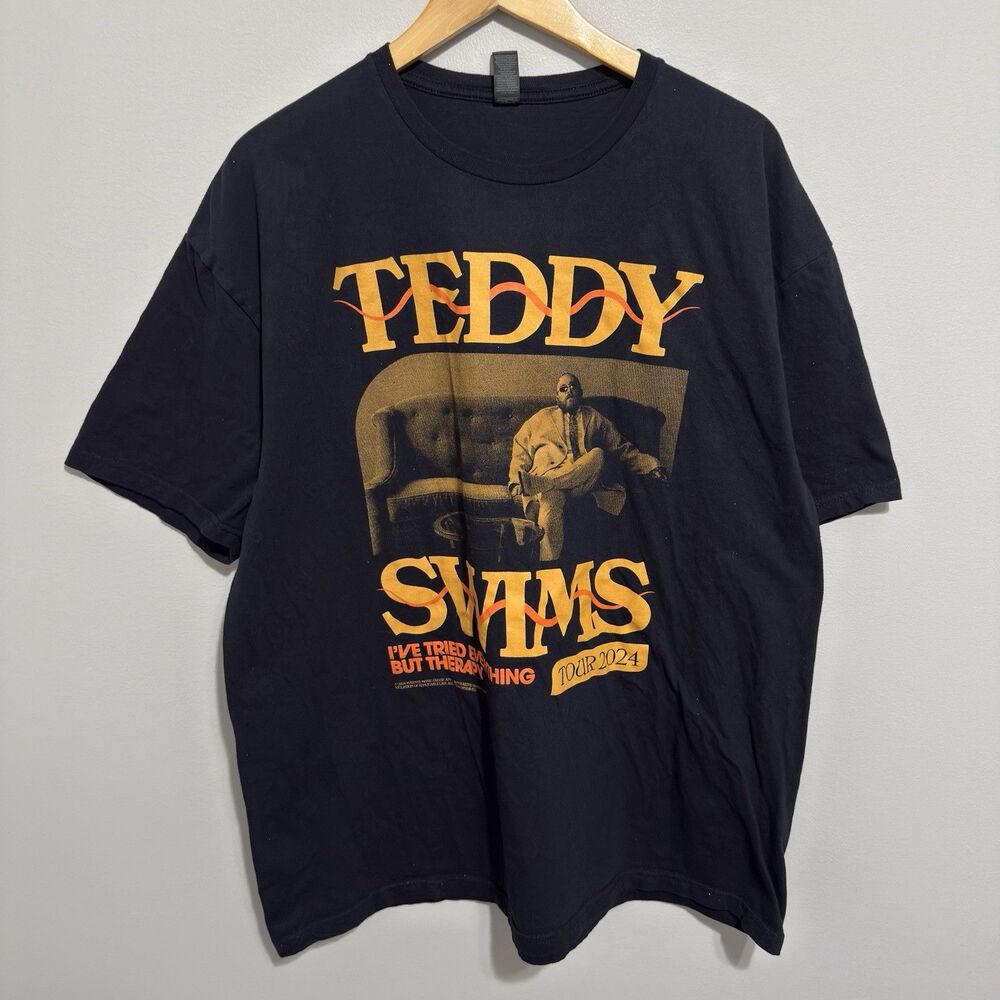 Teddy Swims Tour 2024 Shirt 2XL XXL I've Tried Everything But Therapy